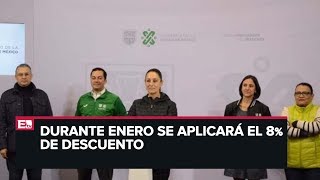 Anuncian descuento en el pago del predial en la CDMX [upl. by Quirk904]