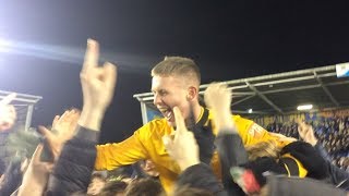 Shrewsbury Town Vs Yeovil Town PITCH INVASION [upl. by Nerra]