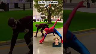 FLASH VS SPIDERMAN LARI⁉️ spiderman moscowspider marvel cosplay dance music rap [upl. by Enom]