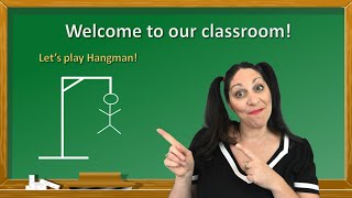 Hangman Game for Children  Games for Kids  Game with Music  Fun Games for Children [upl. by Serafine]