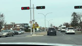 Canada driving from TroisRivières to Quebec City [upl. by Eat]