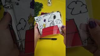 Mini ficheiro de anotações DAC do Snoopy papelarianostalgica papelaria snoopy [upl. by Ednutabab161]