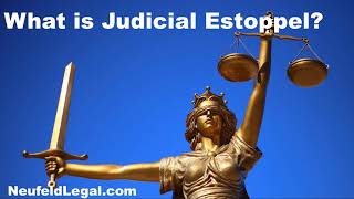 What is Judicial Estoppel legal defense terminology [upl. by Eitsud]