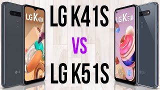 LG K41S vs LG K51S Comparativo [upl. by Hewie314]