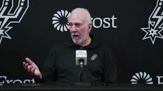 202324 San Antonio Spurs Season  Gregg Popovich PostGame Interview 222024 [upl. by Marduk433]