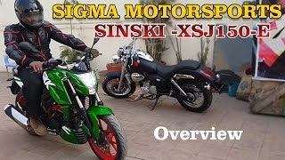 Sinski XSJ150E at Sigma Motorsports an overview [upl. by Litch661]