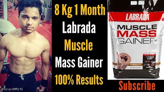 8 Kg 1 Month Labrada Muscle Mass Gainer Full Review By II Sameerkhan [upl. by Varian]