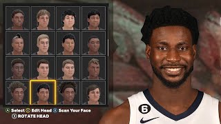 NBA 2K24 JAREN JACKSON JR FACE CREATION BEST FACE CREATION 2K24 [upl. by Dannon424]