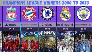 Champions League all winners in 21 century  2000 to 2023 [upl. by Slaughter]