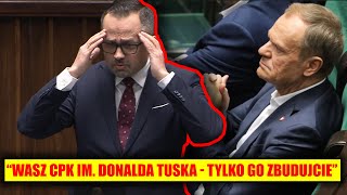 Poseł Horała zmiażdżył rząd Tuska ws CPK [upl. by Biagi]