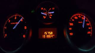 2008 Peugeot 207 14 HDI 68 hp ACCELERATION 0155 kmh [upl. by Also423]