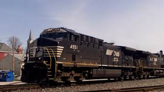 NS 181  LOGANSPORT IN 4 9 24 NS 4551 NS 4528 [upl. by Spearman]