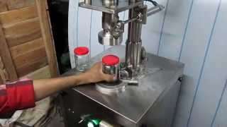 Bottle lug capping machine twist off capper [upl. by Anairol]