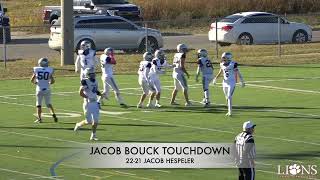 WCSSAA Football Senior  Laurel Heights Hurricanes vs Jacob Hespeler Hawks [upl. by Oicirbaf]