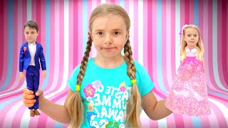 Becoming BARBIE in Real Life and other kids videos by Anabella and Bogdan Show [upl. by Hurd]