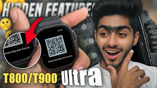 TOP 3 Hidden Features of T800T900 Ultra Smart Watch 🔥  Secret FeaturesSettings of T800 Ultra  YL [upl. by Aisile693]