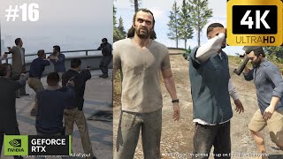 FIB END AND LEMAR RESCUE   4k 60FPS GTA V  16 gta gta5 [upl. by Nawad]