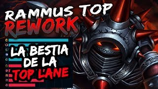 RAMMUS REWORK TOP vs Vi  WTF THIS DAMAGE ESTA ROTISIMO eldelabarrapan  lol [upl. by Shewchuk]