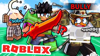 I DESTROYED A TOXIC BULLY In Roblox Bedwars [upl. by Hoye]