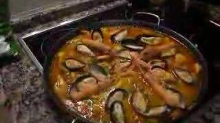 El primero video del preparo de una paella en youtube 11 años [upl. by Sarazen]