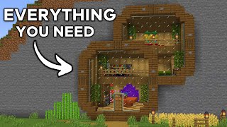 Minecraft Ultimate Mountain House Tutorial🏠 [upl. by Kalk274]