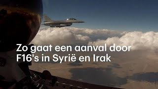 F16piloot vertelt hoe aanval op IS eruit ziet Binnen enkele minuten moet je aanvallen [upl. by Smitty]