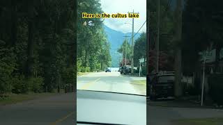 Cultus lake⛰️🌊 watch till end for magical waves in the mountains⛰️❤️🌸 [upl. by Nerol]