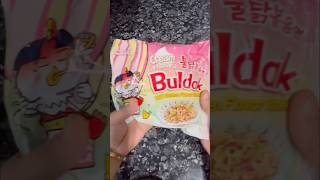 Samyang Buldak Cream Carbonara 😋shorts foryou trending explore viralvideo ytshorts samyang [upl. by Andryc]