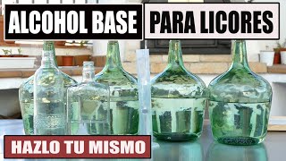 Cómo obtener quotALCOHOL BASE PARA LICORESquot [upl. by Llibyc]