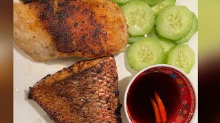 HOW TO COOK DELICIOUS FRIED SNAPPER FISH pinoy cooking friedfish [upl. by Ancelin]