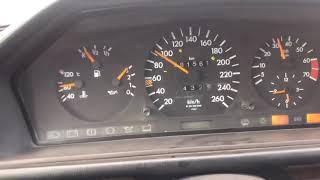 W124 е420 with 50 engine full acceleration without asr [upl. by Naasah985]