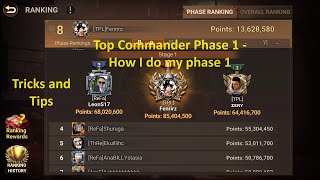 Top Commander Phase 1  Tricks and Tips  Doomsday Last Survivors [upl. by Arella145]