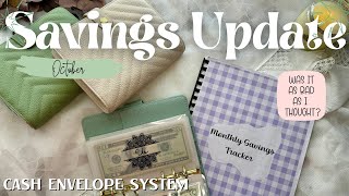 October Savings Count  Cash Envelope System  Sinking Funds  Savings  Zero Based Budgeting [upl. by Allene]