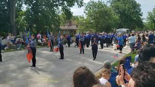 Lake Park High School Marching Band  Itasca Memorial Day Parade 2 5302022 [upl. by Adelaja]