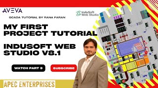 Indusoft web studio 81 Tutorial  My First Project Part 3  IWS81 [upl. by Magdala]