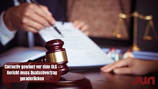 Correctiv gewinnt vor dem OLG und Gericht muss Quatschvortrag geraderücken [upl. by Mide722]