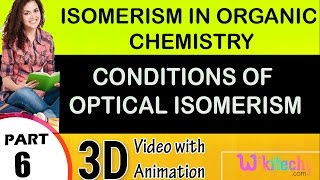 conditions of optical activity isomerism in organic chemistry class 12 chemistry subject cbse [upl. by Ayekahs]