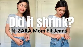 I Washed My Zara Mom Jeans For The First Time [upl. by Lenore]