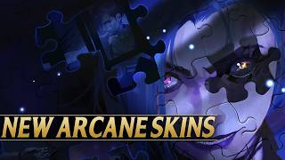 NEW ARCANE 2 JINX amp HEIMERDINGER SKINS PREVIEW  League of Legends [upl. by Huxley]