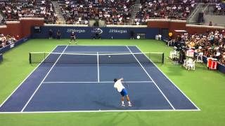 Smyczek Explodes Into a CrossCourt Forehand [upl. by Leviralc]