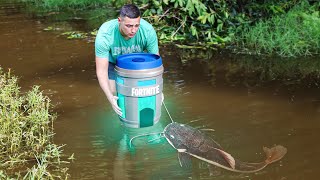 CHUG JUG CATCHES POND MONSTER [upl. by Eerased]