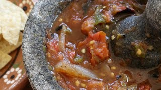 Tomato Molcajete Salsa [upl. by Ihc]