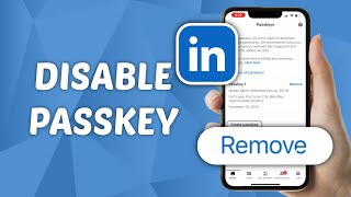 How to Remove Passkey on LinkedIn [upl. by Annoled]