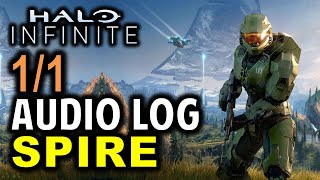 Spire Audio Log Location  Halo Infinite Collectibles Guide [upl. by Nahgrom757]