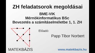 BMEVIK Mérnökinformatikus BSc Bevezetés a számításelméletbe 1 1 ZH [upl. by Kho]