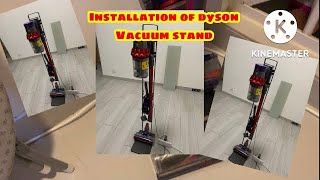 HYPER HANDYWOMAN PART 2 installation of dyson vacuum stand [upl. by Sillyrama]