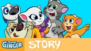 Talking Ginger’s Great Story Book Story Time Compilation [upl. by Ednalrim]