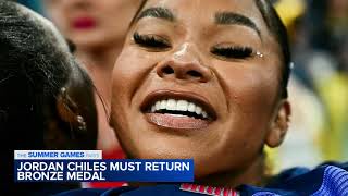 American gymnast Jordan Chiles must return bronze medal [upl. by Huxley661]