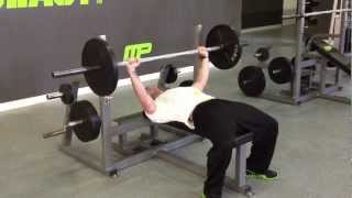 Flat Bench Barbell Press 28 Method [upl. by Dremann]