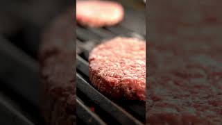 Ultimate Beef Burger ASMR Juicy Sizzles Fresh Toppings amp Crispy Onion Rings cinematic video [upl. by Dlanar]